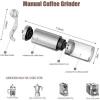 Mini Portable Travel Camping Housing Stainless Steel Hand Manual Coffee Beans Grinder