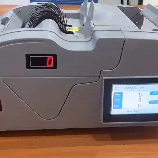 mix note counting machine 2+1 banknote sorting machine for supermarket Can update money counting program online RJ-680(A)
