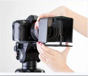 mobile phone portable teleprompter  for camera shooting in the outdoor and indoor interview