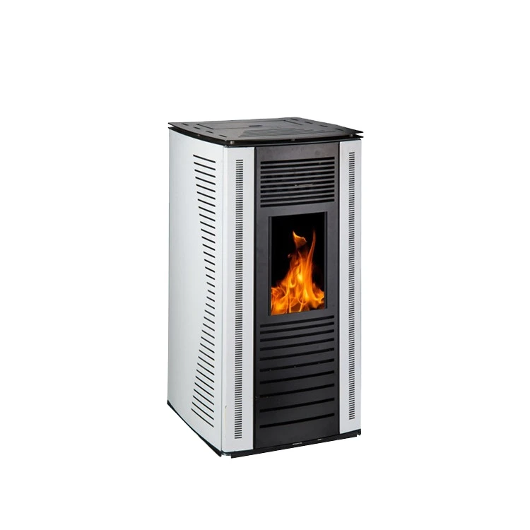 Modern 10KW wood pellet stove indoor biomass fire place