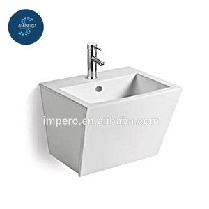 Modern bathroom design/ceramic wash hand sink/bathroom wall hung basin