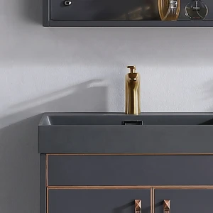 Modern Design Cabinets Organizer Stainless Steel Bathroom Vanity with Sink Cabinet Manufacturers