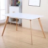Modern design dining room furniture cheap wooden tables free sample white dining table price