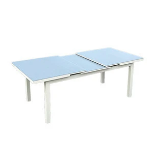 modern design tempered glass restaurant furniture table