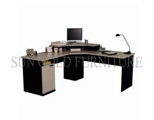 Modern Desk Guangdong Modular Wooden Corner Computer Desk(SZ-OD552)