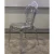 Modern Hot sale Acrylic Crystal Transparent PC Back Chair Throne Clear  Dining Chairs High quality  Princess Plastic Chair