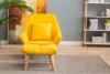 Modern living room chair single fabric sofa