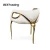 Import Modern luxury dining room furniture home furniture metal dining chair from China