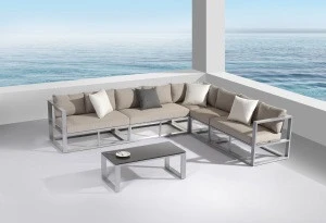 Modern Popular Outdoor Furniture Aluminium Garden Sofa Set