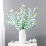 Modern small fresh color vase dried flower arrangement decoration creative goose egg ceramic vase decoration home decor