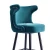 Import Modern upholstery dining hotel restaurant metal frame velvet high bar stool chair from China