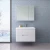 Import Modern Wall Mounted Bathroom Cabinet Set PVC Bathroom Vanity with Mirror from China