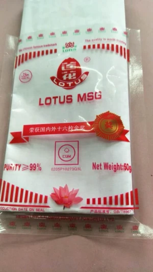 Mono Sodium Glutamate MSG 99% Lotus Brand 30-120 Mesh Small Package