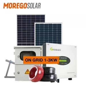 Moregosolar on-grid solar system Solar Roof Project 10KW 20KW 30KW 50KW 100KW solar system for solar power inverter