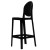Import Morezhome modern colorful high plastic bar stools chairs with footrest back from China