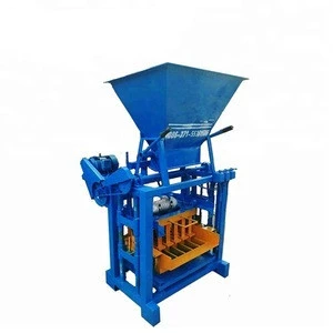 Most cost effective concrete block making machine for hollow brick and paver