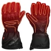 moto gloves goat-skin leather electric heating gloves knuckle protection other sport gloves