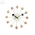 Import Multi Color Modern Decorative Wood Wall ball Clock from China