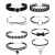 Import multi designs choker set necklace, start design chocker necklace, gold charm gothic collar necklace from China