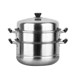Multi-Functions Cooker Steamer Pot Stainless Steel Industrial Food Rice Cake Vegetable Cooking Pot