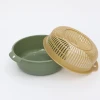 Multifunctional household round Picnic Drain Basket Multifunctional Kitchen Sink  Washbasin Amoy Basket
