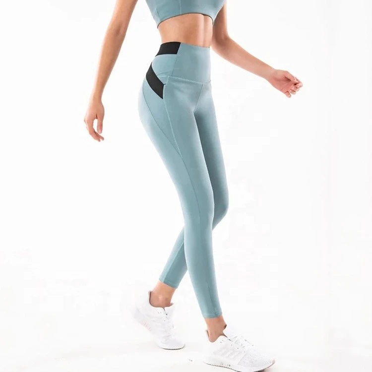 Mysterious  high performance compression  yoga gym wear sport back cross  legging for ladies