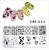 Import Nail Stamping Plates Lace Flower Animal Geometry Pattern Nail Art Stamping Template Image Plate Stencil Tool from China
