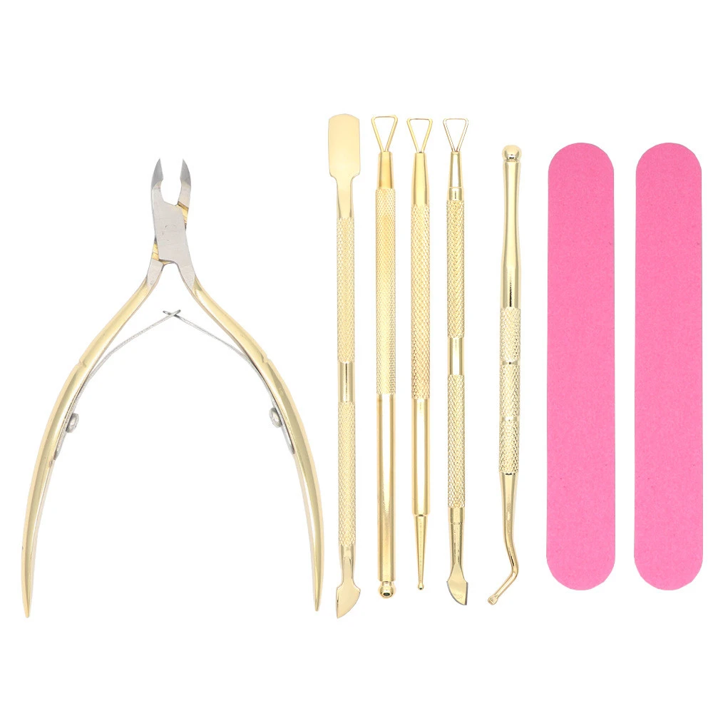Nail tools dead skin scissors set cuticle remover set nail kit professional manicure sets cuticle pusher cuticle nippers