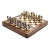Import Natural Rose wood Chess board With brass Players from India
