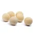 Import Natural Unfinished Solid HardWood Wood Balls wood beans from China
