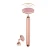 Import Natural white rose quartz stone facial massager for face electrical gua sha set jade roller from China