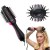 Import New 2 in 1 Hair Electric Heating Straightener Curler Iron Ceramic Comb Brush from China
