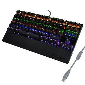 New 2020 Computer Keyboard Colored Keys RGB Gaming Mechanical Keyboard