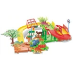 New Arrival Playground Magnetic Plastic Building Blocks Educational Electric DIY Train railway track toys for kids 533-13/14