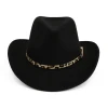 New arrival western cowboy top hat leopard/cheetah print beach sun hat