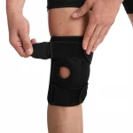 New arrivals adjustable neoprene knee sleeve with with spring support