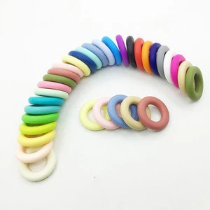New Design Donut BPA Free Silicone Baby Teether