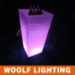 new design fashion led luminous party drink cooler