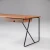 Import New Design Office Desks 1200*600*750 Modern Walnut Wood Steel Paint Frame Study Table Desk from Japan