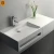 Import New Design oval unique wash basin countertop white solid surface bathroom sinks from China