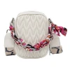 New fashion solid color leather diamond lattice pattern women handbag messenger shoulder bag