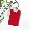 New Fashion Wholesale Reusable Silicone Smart Phone Card Wallet Mobile Phone Pouch with 3M Sticker