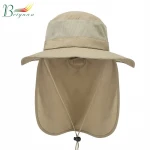 New Fisherman Hat Custom Outdoor Sun-Protection Sun Hat Fishing Hat With Neck Flap