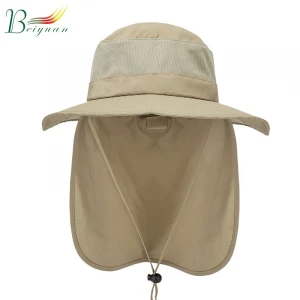 New Fisherman Hat Custom Outdoor Sun-Protection Sun Hat Fishing Hat With Neck Flap