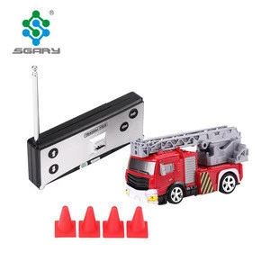 New RC Fire car Toy Vehicle with Light Enlighten Educational Toy Gift for Children Kids