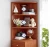 Import New style furniture simple narrow flat pack multifunctional bedroom living room wall triangle storage shelf corner drop cabinet from China