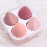 New Trending Non-Latex Hydrophilic Polyurethane Teardrop Original Beauty Makeup Sponge Blender