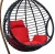 Import New woven patio swing single seat cheap egg swing chair single thick rattan swing chair from China