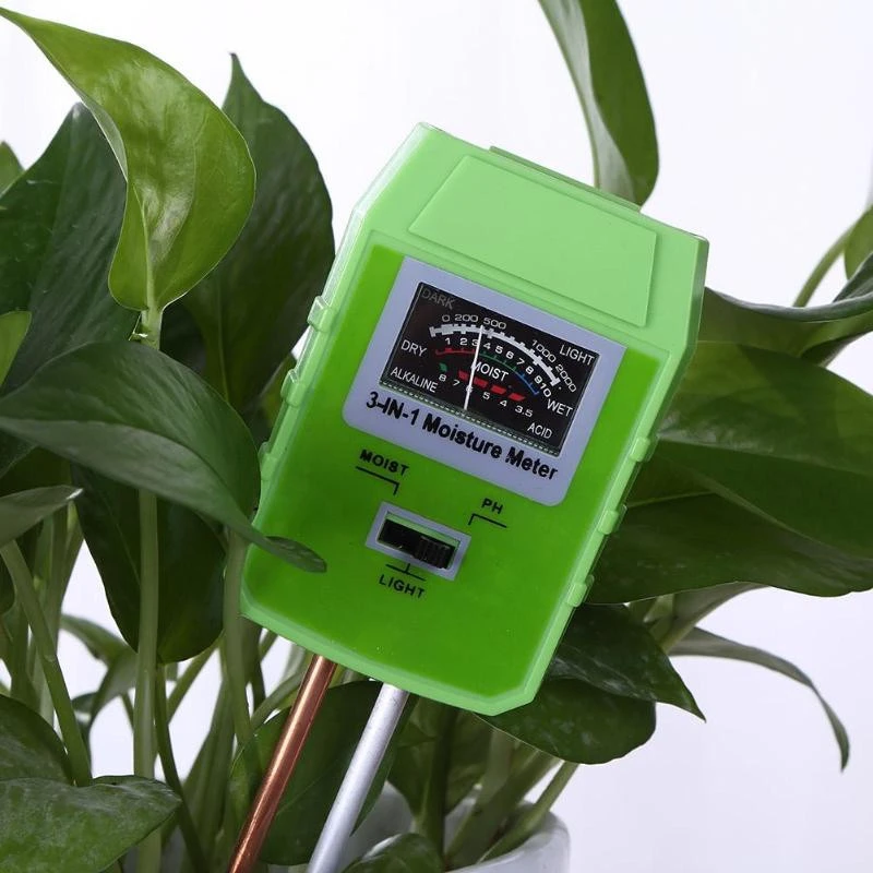 Newest 3 in 1 soil ph meters moisture tester for testing Soil ph meters / Moisture / Light Meter moisture meter soil
