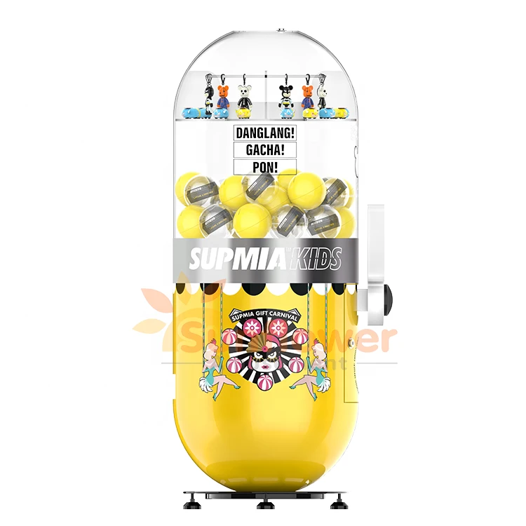 Newest gashapon vending machine token,giant capsule gashapon vending toys